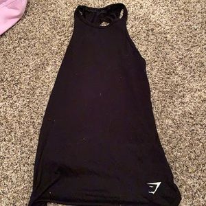 gymshark black tank